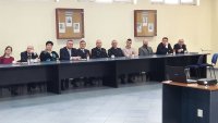 Przedstawiciele instytucji samorządowych na odprawie rocznej w KPP Kutno