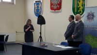 Wystąpienie Pani Burmistrz Krośniewic na odprawie rocznej w KPP Kutno
