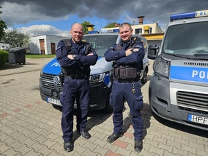 funkcjonariusze z Komendy Powiatowej Policji w Kutnie.