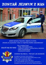plakat zostań policjantem