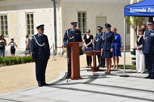 przemówienie Zastępcy Komendanta Wojewódzkiego Policji w Łodzi.