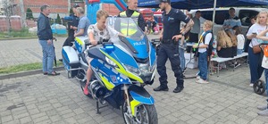 motocykl policyjny.