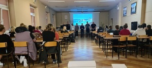 wykład dla Pań poprowadzony przez kutnowskie policjantki.