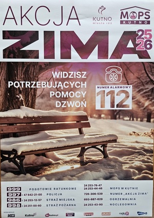 plakat akcja zima.
