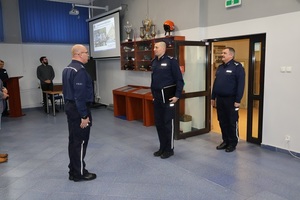 dowódca jednostki składa meldunek I Zastępcy Komendanta Wojewódzkiego Policji w Łodzi.