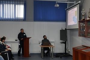 Komendant Powiatowy Policji w Kutnie omawia rok 2025.