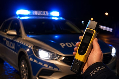 Nietrzeźwy 30-latek z trzema zakazami prowadzenia zatrzymany w Żychlinie